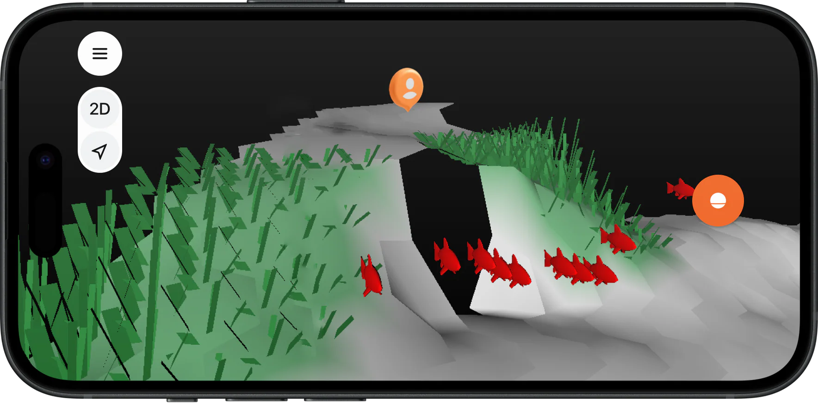 Deeper CHIRP+ 4 mapa dna 3D